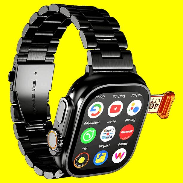 SAIRAM COMPUTER 4G LTE Android Smart Watch Support Facebook/Wi-Fi/GPS/WhatsApp/YouTube/Bluetooth Smartwatch