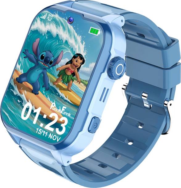 PunnkFunnk Safeguard AMOLED Display, 5G/4G Sim Support, Camera, GPS Tracking, SOS Smartwatch