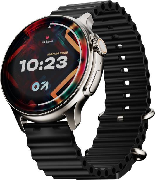 GOBOULT Crown R Pro 1.43''HD AMOLED Display, BT Calling, Zinc Alloy Frame Smartwatch