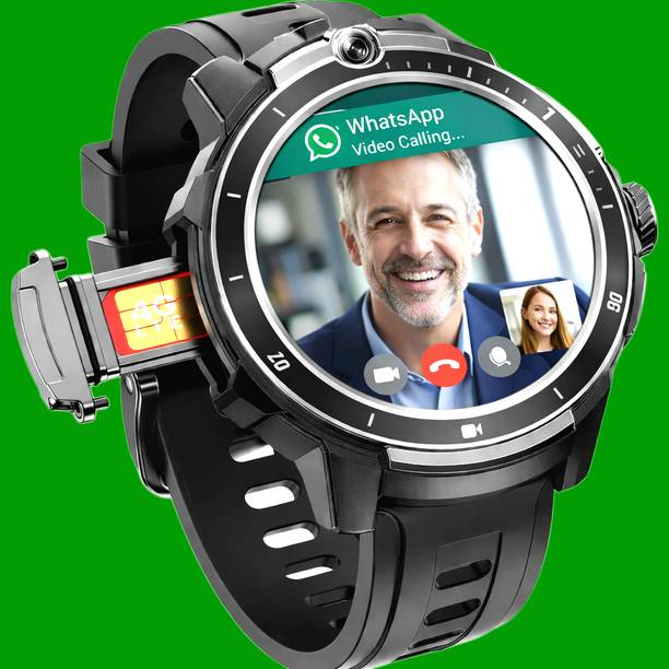 Safal Kisan 5G Smartwatch 4G LTE SIM YouTube Facebook Apps UPI Payments Support 2MP Camera Smartwatch