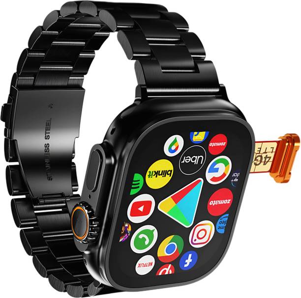 SAIRAM COMPUTER 4G LTE Android Smart Watch Support Facebook/Wi-Fi/GPS/WhatsApp/YouTube/Bluetooth Smartwatch