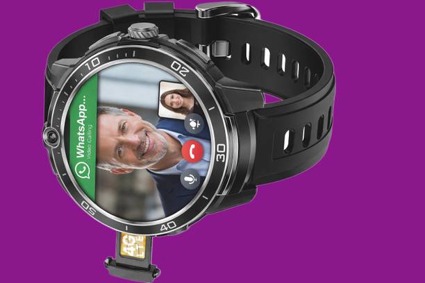 Safal Kisan 5G Smartwatch Dual SIM Support WhatsApp Voice Call 2MP Camera Fitness Tracker Smartwatch