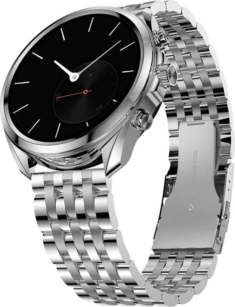 fire boltt Diamond Luxury Stainless Steel, 36.3mm (1.43) AMOLED Display & BT calling Smartwatch