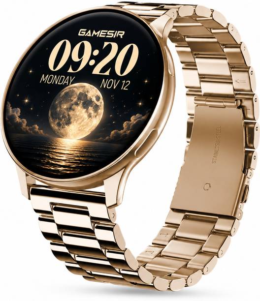 GameSir Round Bluetooth Calling Smartwatch with Heart Rate Monitor & Smart Notification Smartwatch