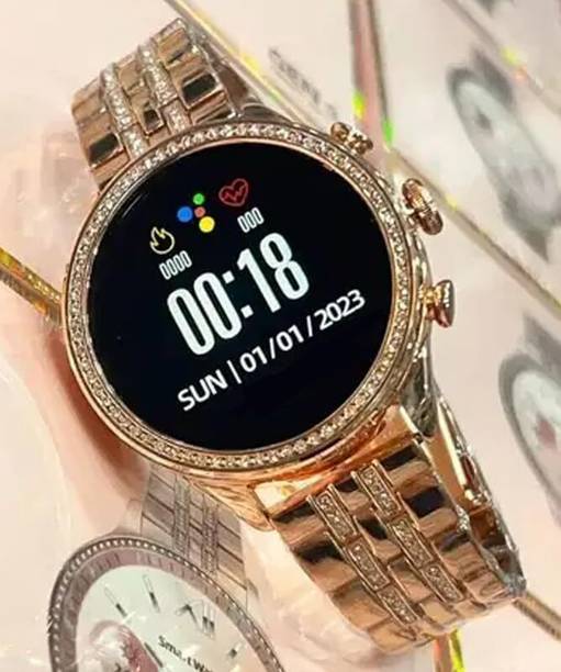 Hectic Luxury Gen9 smart watch for girls with Calling 2 straps Sports Modes IP67 Women Smartwatch