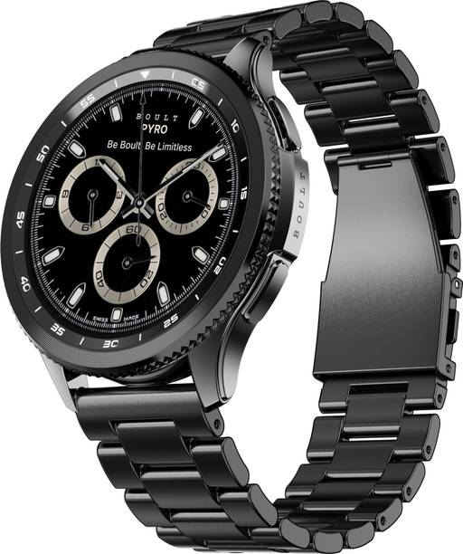 Boult Pyro Rotating Bezel, 1.43" AMOLED, 600 Nits, BT Calling, Health Tracker, IP68 Smartwatch