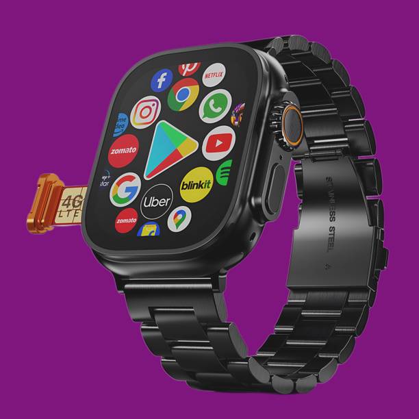 Hayyo 4G Android Smart Watch Support GPS/Facebook/WhatsApp/YouTube/Bluetooth/Wi-Fi Smartwatch