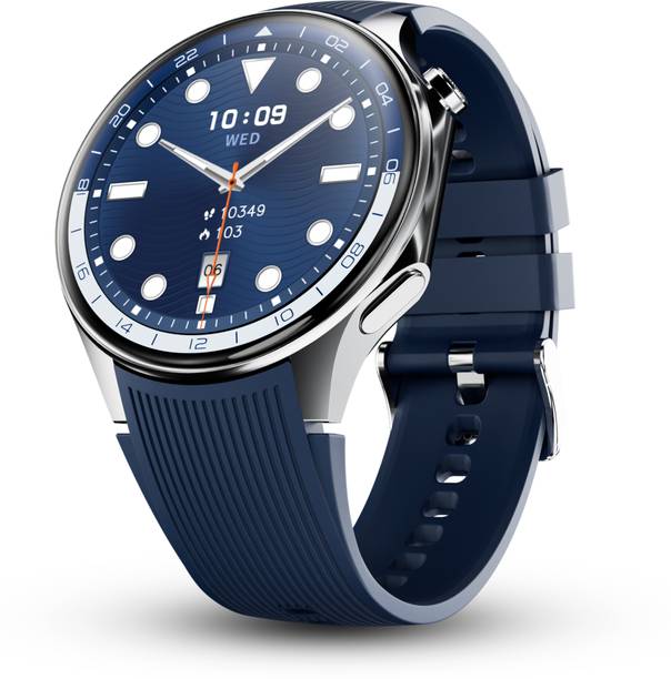 Pebble Gravity 1.43inch AMOLED,700 Nits Brightness BT Calling,QR Pay & Digital Compass Smartwatch