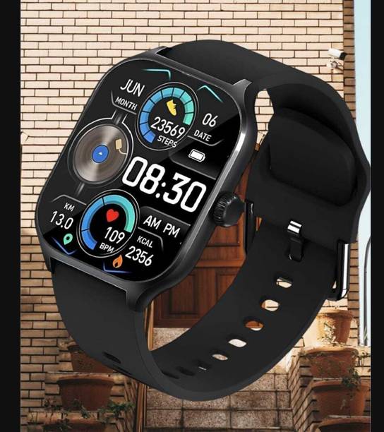 SPARKPLUG Digital HG09 Smart multiple sports modes black wrist watch pack of 01 Smartwatch