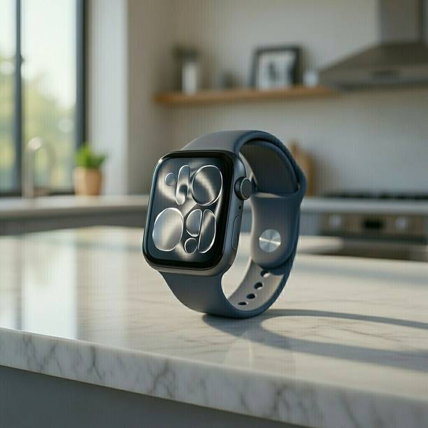 WEKTU Watch Series 11 46 mm Jet Black Aluminium Case with Black Sport Band(apple)/039 Smartwatch