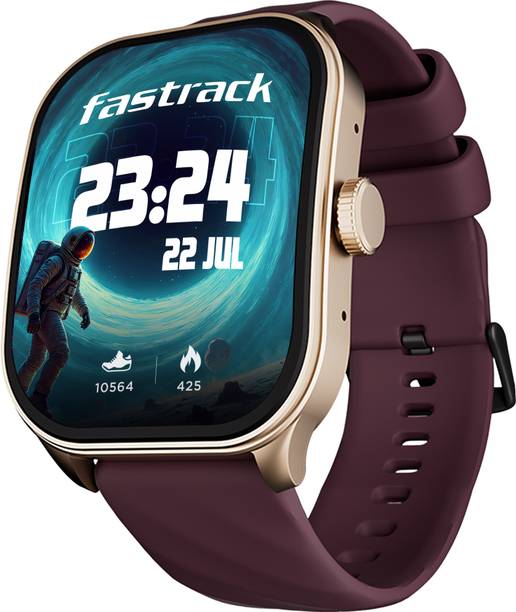Fastrack Revoltt FS1 Pro|World's First,1.96" Super AMOLED|Highest Resolution|BT Calling Smartwatch