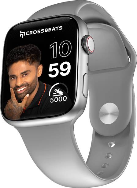 CrossBeats Ignite S5 1.96" with 368x448 Pixels BT Calling 100+ Sports Mode 500+ Watch Faces Smartwatch