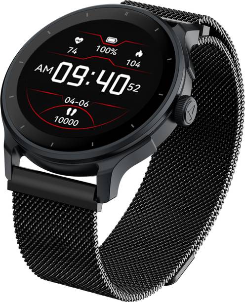 boAt Lunar Connect 2 w/ 1.28" HD Display, BT Calling, Functional Crown, Sleep Tracker Smartwatch