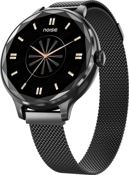 Noise Diva Diamond-cut Dial, AMOLED Display, Glossy Metallic Finish Smartwatch