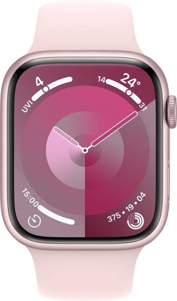 Apple Watch Series 9 GPS 45mm Pink Aluminium Case with Light Pink