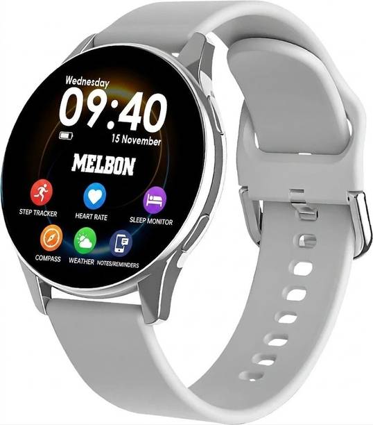 Melbon Active 2 Grey Smart Watch – Fitness Tracker, Heart Rate Monitor, Smartwatch