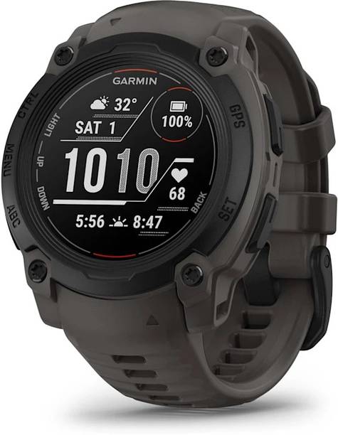 GARMIN Instinct E, 45 Mm, Black Bezel With Charcoal Ban...