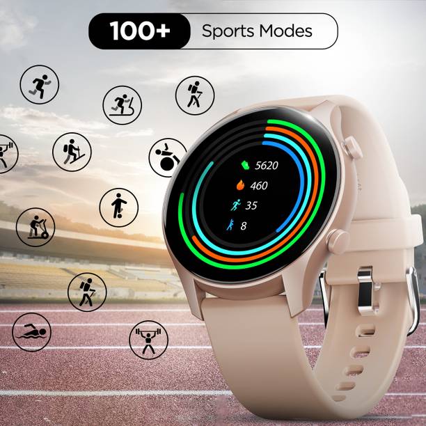 boAt Lunar Connect Plus w/ 3.63 cm(1.43′)’ AMOLED Display, BT Calling & Sports Modes Smartwatch