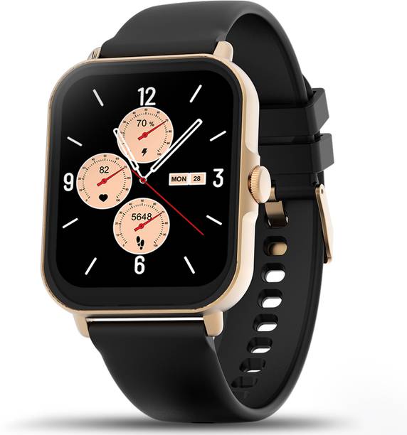 PA Maxima Max Pro Spire 1.96'' HD Display BT Calling, 600 Nits, Metal Build,Rotating Crown Smartwatch