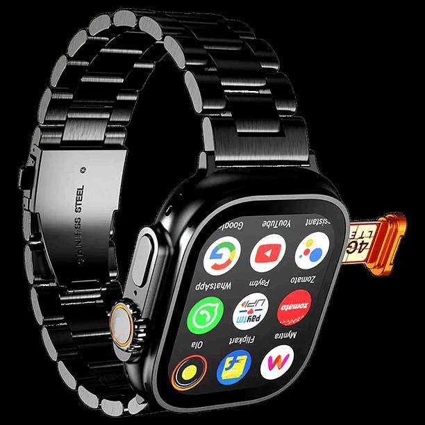 Hayyo 4G Android Smart Watch Support Bluetooth/YouTube/WhatsApp/GPS/Facebook/Wi-Fi Smartwatch