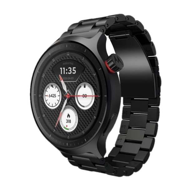 MOTOROLA Moto Watch 1.4" OLED, AOD, Dual band GPS, Powered by Polar, Android only Smartwatch
