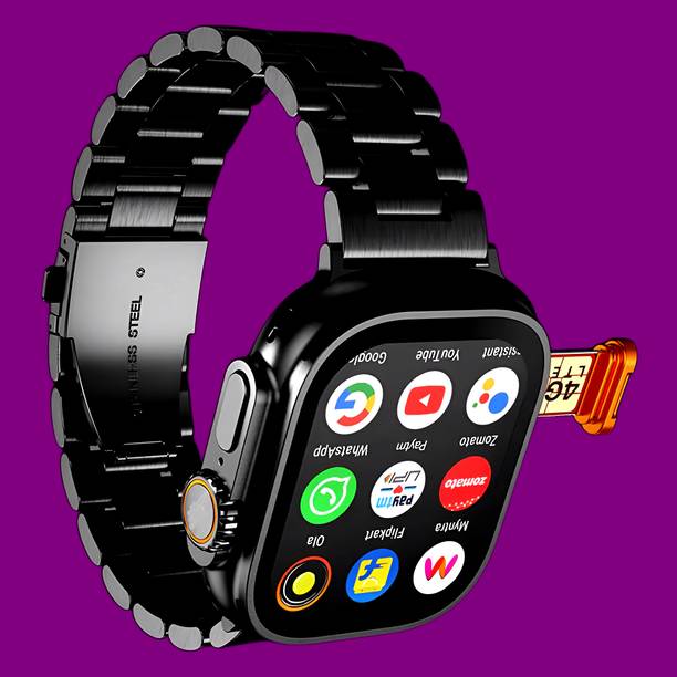 SAIRAM COMPUTER 4G LTE Android Smart Watch Support Wi-Fi/Bluetooth/Facebook/GPS/WhatsApp/YouTube Smartwatch