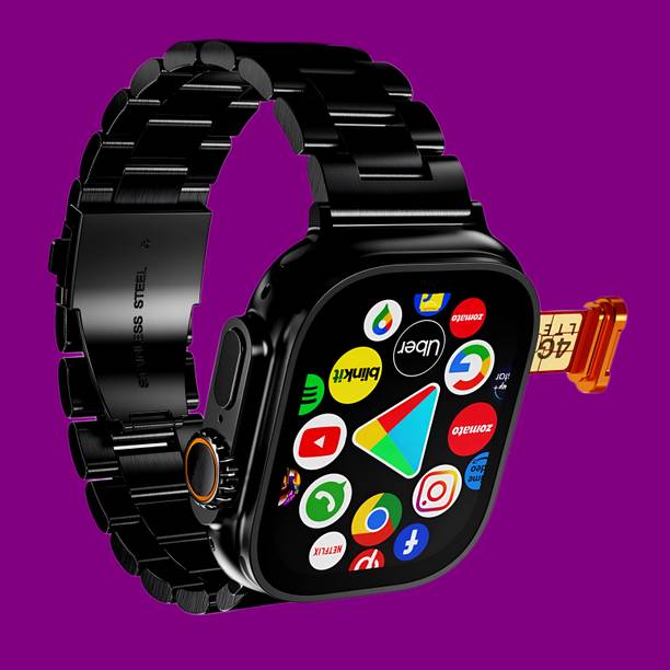 Safal Kisan 4G LTE Android Smart Watch Support WhatsApp/GPS/Facebook/Wi-Fi/Bluetooth/YouTube Smartwatch