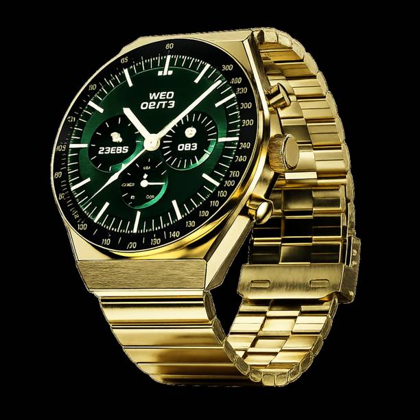 OLDY GOLDY COMPUTERS Signature AMOLED Display Smartwatch with Premium Stainless Steel Design Smartwatch