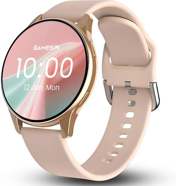 GameSir Active 2 Round Stay Connected with YouTube, Facebook, and Insta Notifications Smartwatch