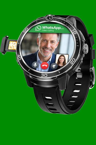 Safal Kisan 5G/4G Android Smart Watch Support Bluetooth/YouTube/Wi-Fi/Facebook/GPS/WhatsApp Smartwatch