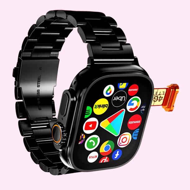 SAIRAM COMPUTER 4G Android Smart Watch Support Facebook/GPS/WhatsApp/YouTube/Bluetooth/Wi-Fi Smartwatch