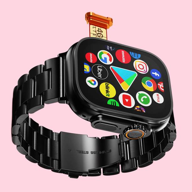 Safal Kisan Android 4G LTE Smart Watch Support Bluetooth/YouTube/WhatsApp/GPS/Facebook/Wi-Fi Smartwatch