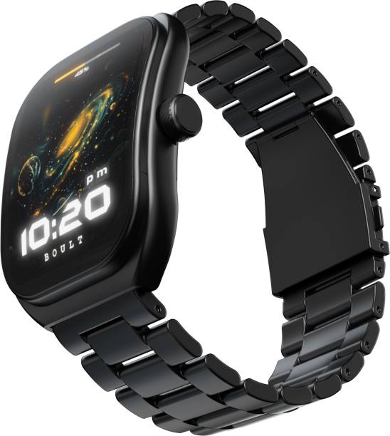Boult Trail 2.01" 3D Curved HD Display, Working Crown, 190+ Watch Faces, Health Track Smartwatch