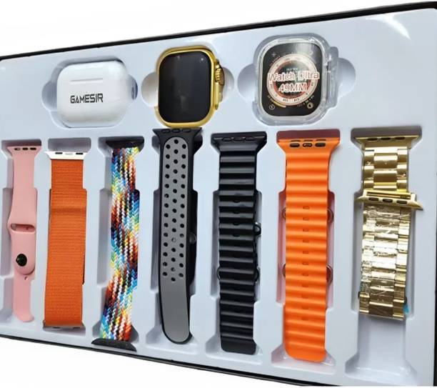 GameSir H20 Ultra Bluetooth calling, with earbuds and Multiple Strap, health and fitness Smartwatch