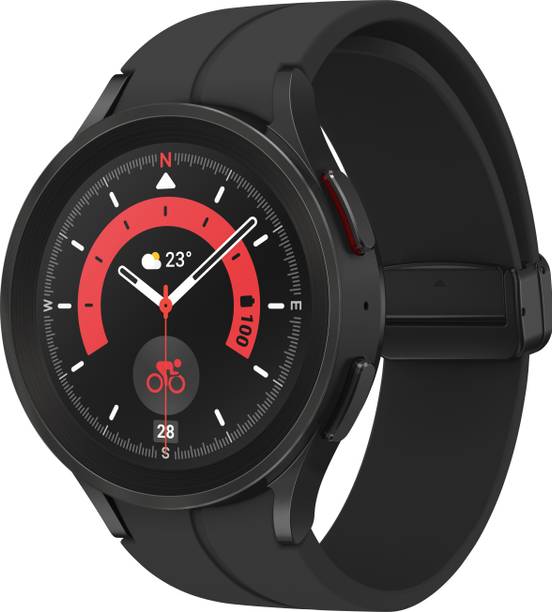 SAMSUNG Watch 5 pro 45mmSuper AMOLED displayBluetooth callingwith advanced GPS tracking