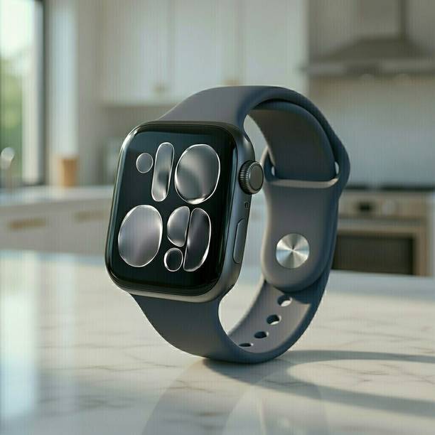 WEKTU Watch Series 11 46 mm Jet Black Aluminium Case with Black Sport Band(apple)/005 Smartwatch
