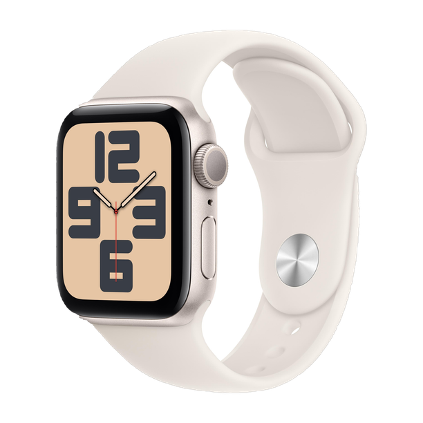 Apple Watch SE 2 GPS 40mm (2nd Gen) Starlight Aluminium with Sport Band