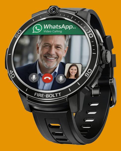 Hayyo 5G Smartwatch 4G LTE SIM All Social Media Apps 2MP Camera UPI Payments Support Smartwatch