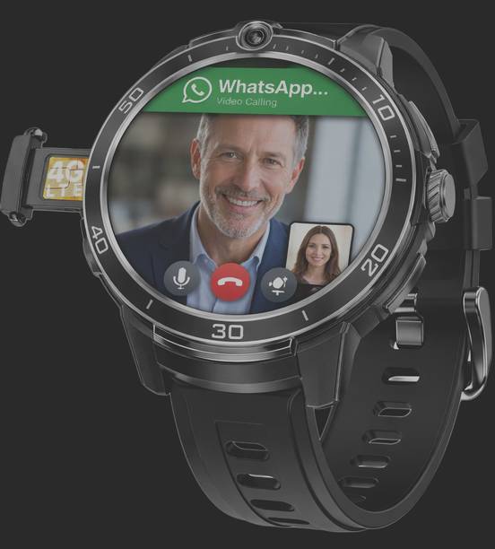 Safal Kisan 5G Smartwatch All SIM Support UPI WhatsApp Video Call 2MP Camera Smartwatch