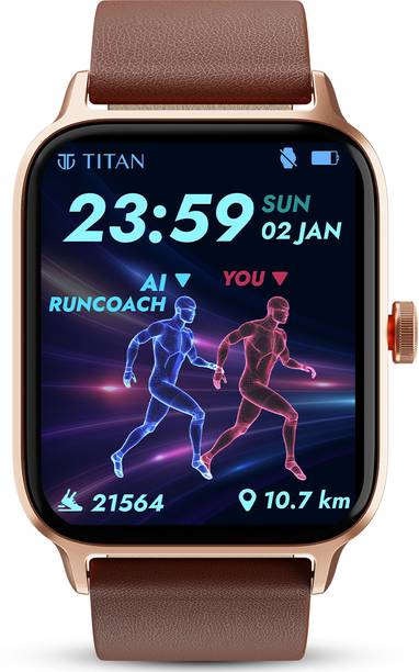 TITAN Traveller|India's First FITVERSE|Advanced In-Built GPS|Running Courses|Fitness Smartwatch