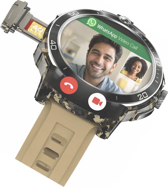 Safal Kisan 5G Android Smart Watch SIM All Social Media Apps 2MP Camera UPI Payments Support Smartwatch