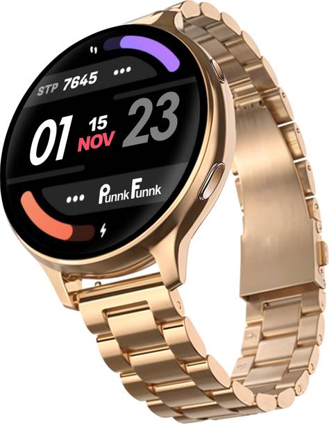 PunnkFunnk EVO VISTA 1.39" AMOLED Display, Fitness, Health Monitoring, Music & Notification Smartwatch