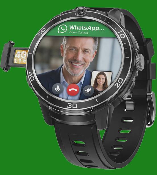 SAIRAM COMPUTER Android 5G Smartwatch Touch Screen WhatsApp/GPS/Wi-Fi [R2W-ST] Smartwatch