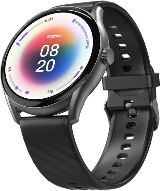 Fitshot 1.43inch round AMOLED Display with BT Calling,1000 Nits brightness Smartwatch