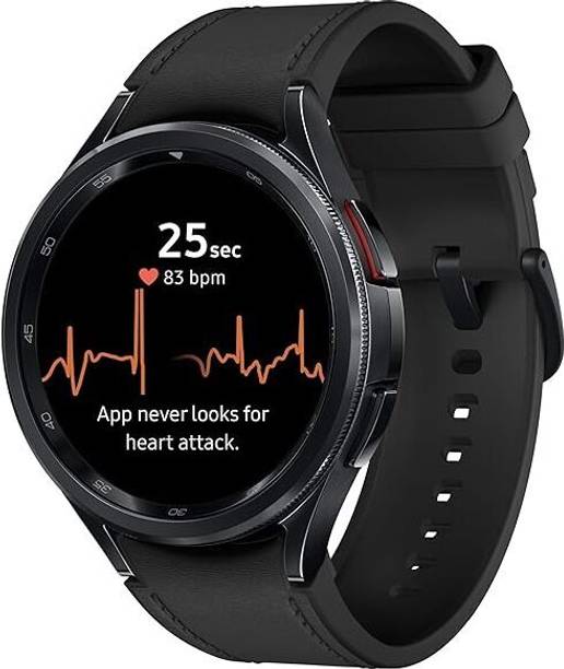 Samsung Galaxy Watch6 Classic Bluetooth (Black Strap, Regular)