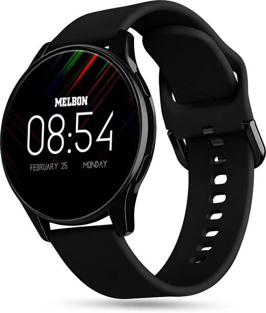 Melbon Active 2 Premium Smartwatch with BT Calling, TWS Connect, Fitness Monitoring Smartwatch