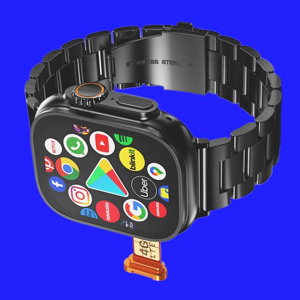 Hayyo Android 4G LTE Smart Watch Support GPS/Facebook/WhatsApp/YouTube/Bluetooth/Wi-Fi Smartwatch