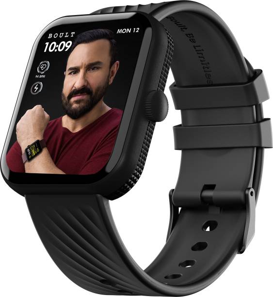 Boult Craft 1.83" HD Display, BT Calling, Health Monitoring, Knurled Design, 500Nits Smartwatch