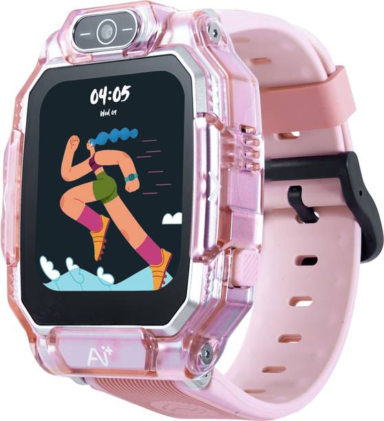 Ai+ NovaWatch Kids 4G with Live GPS, Video Call, SOS & Geo-Fencing Smartwatch