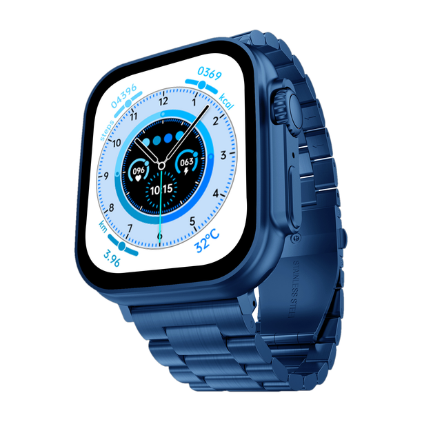 Fire-Boltt Gladiator 49.7mm Display, Stainless Steel, Bluetooth Call, 123 sports modes Smartwatch